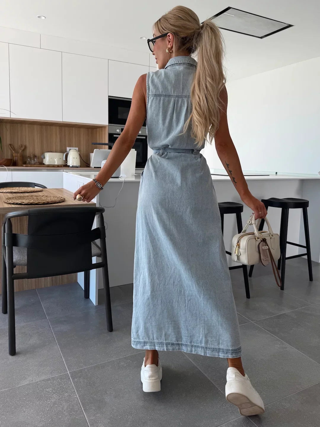 Isabelle | Maxi Dress Denim
