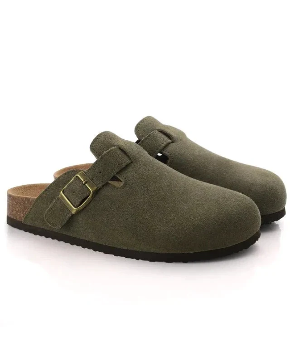 Sabots in Suede Oxford