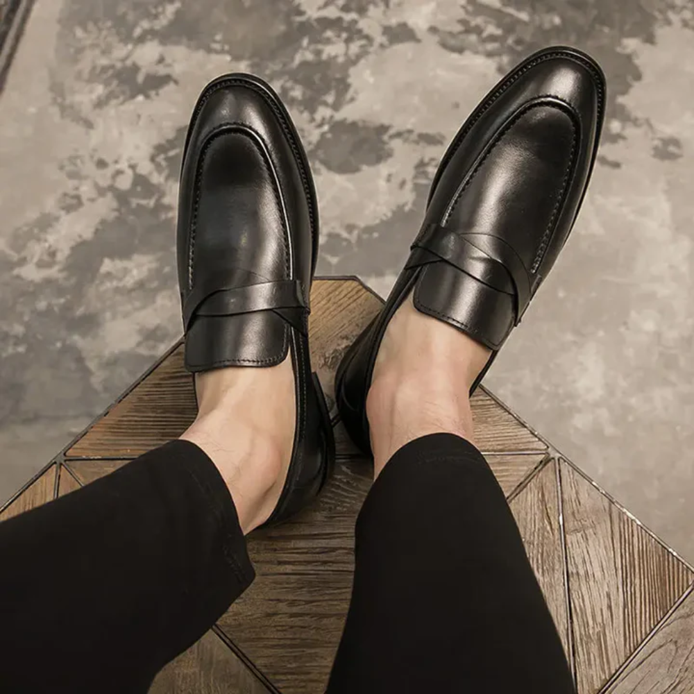 Mocassins chics en cuir
