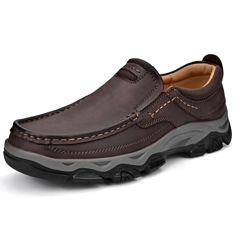 Shoes Elegantes in Leather Slip-On