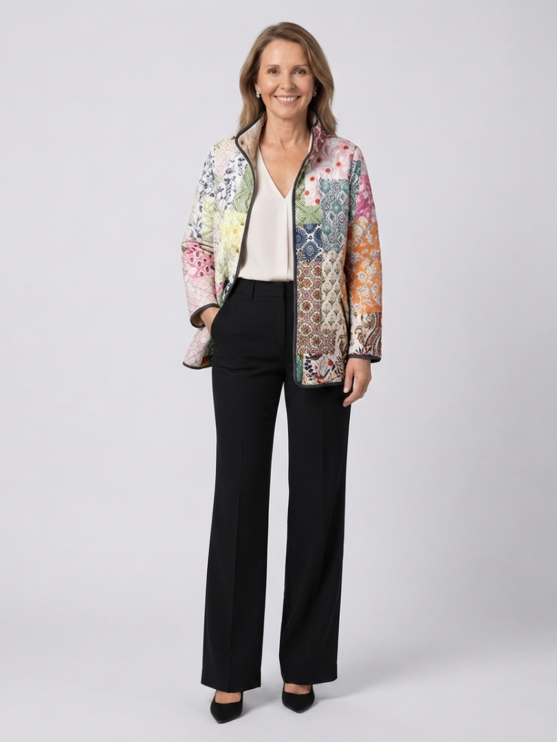 Quilted Patchwork Bohemian Jacket Florence
