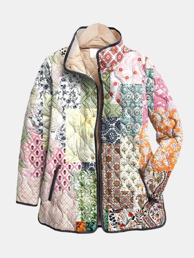 Quilted Patchwork Bohemian Jacket Florence