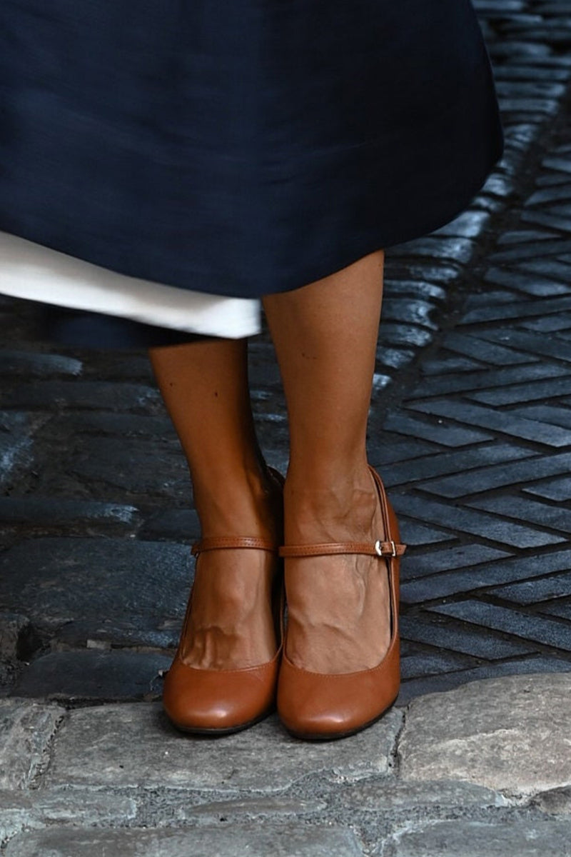 Elizabeth | Sandales confortables à talon bas pour un usage quotidien