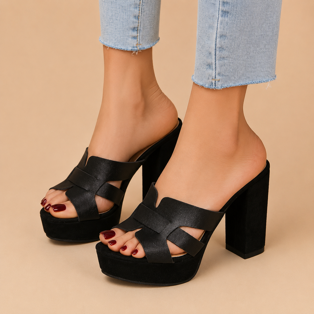 Elena™ | Talons Élégants à Plateforme Sans Effort