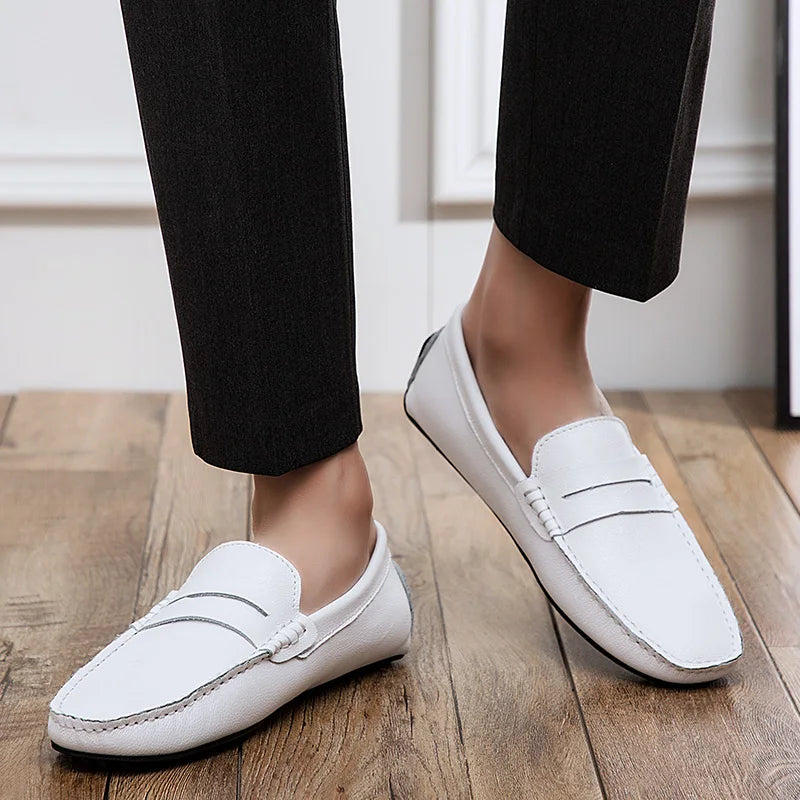 Loafers in Leather Casual Summer
