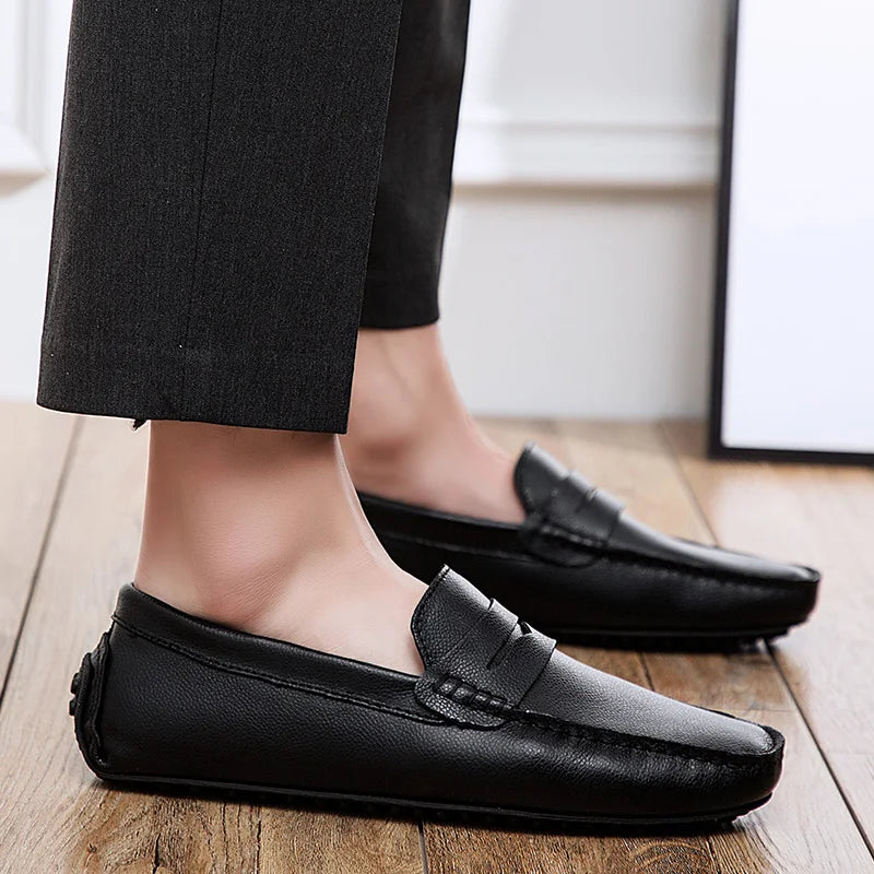 Loafers in Leather Casual Summer