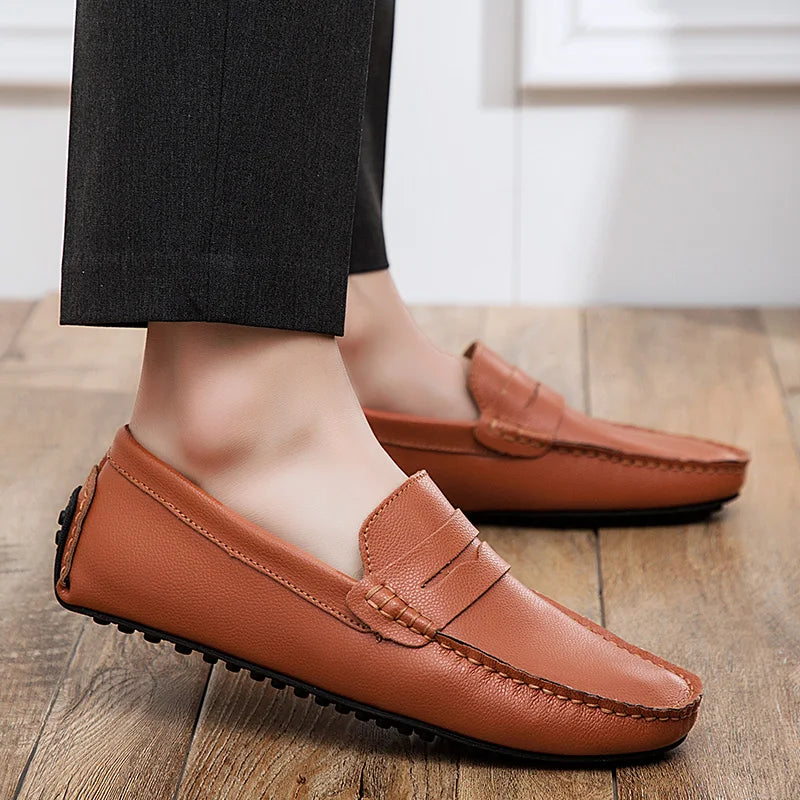 Loafers in Leather Casual Summer