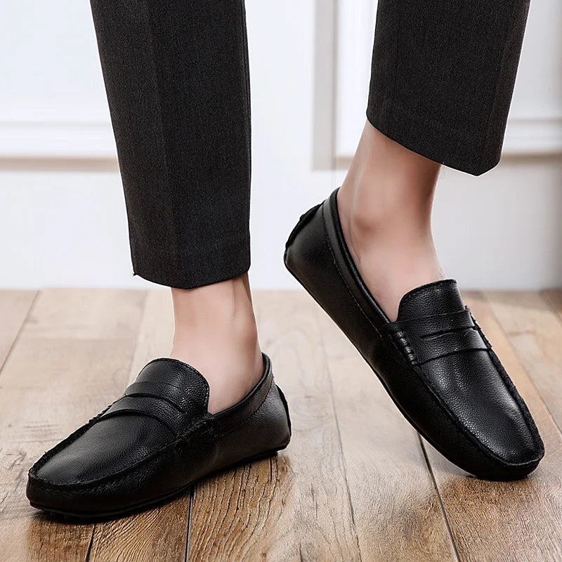 Loafers in Leather Casual Summer