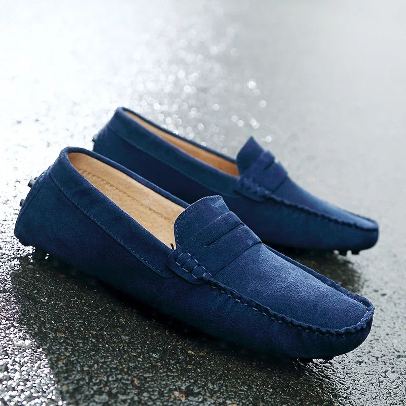 Mocassins décontractés en daim