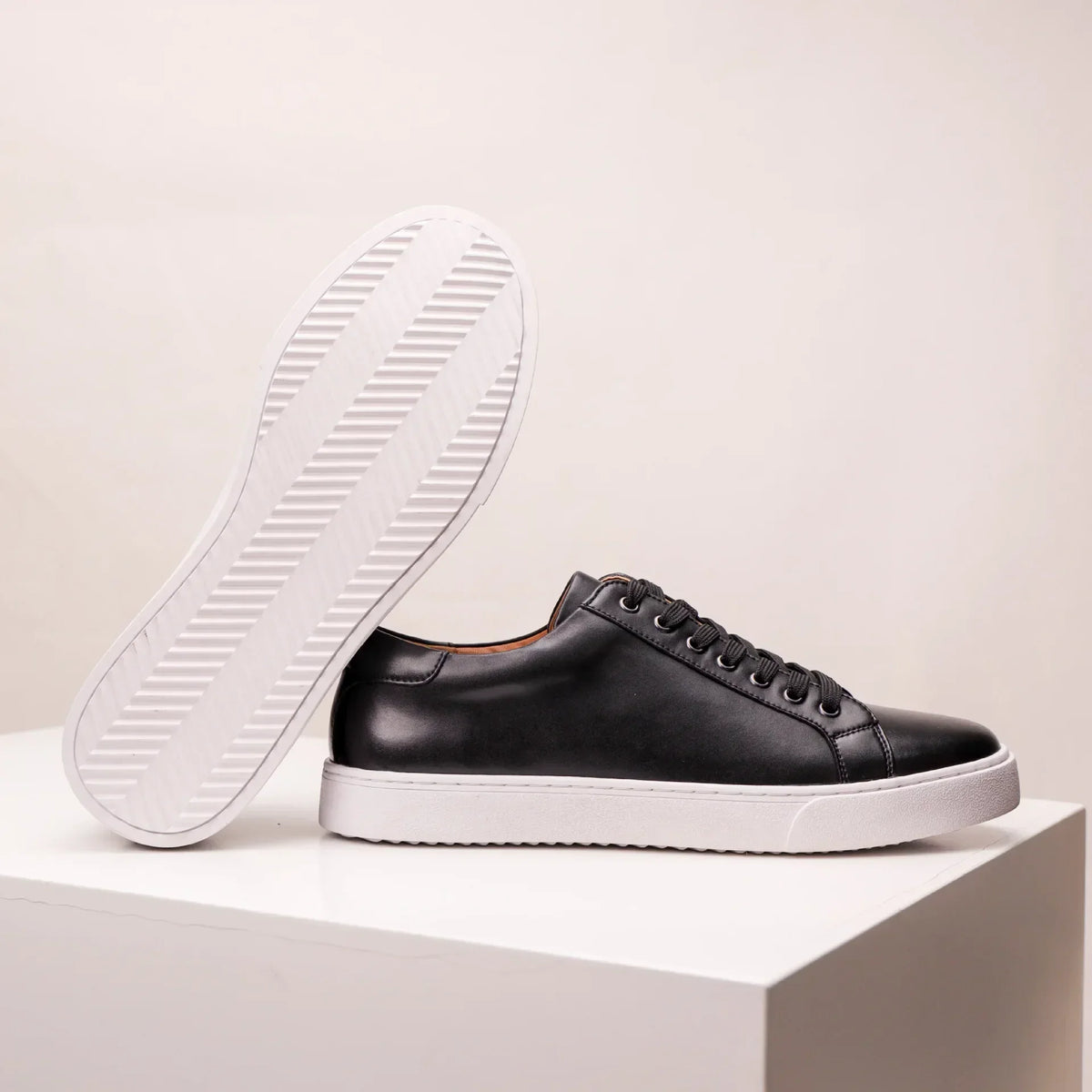 Sneakers in Leather Véritable