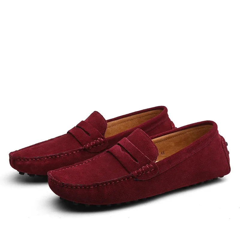 Mocassins décontractés en daim