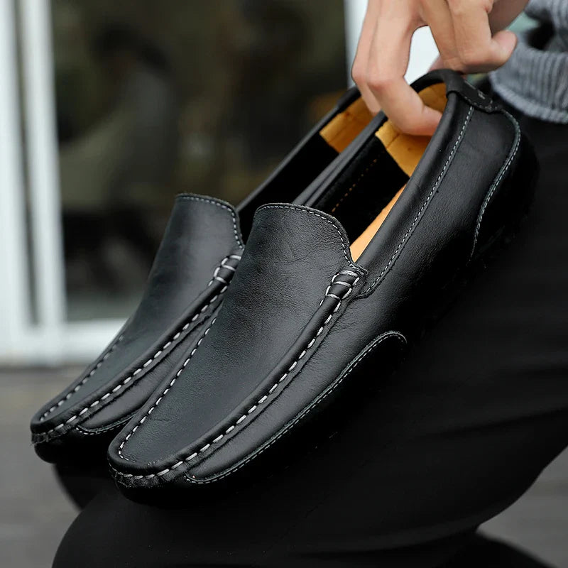 Loafers in Leather Vintage