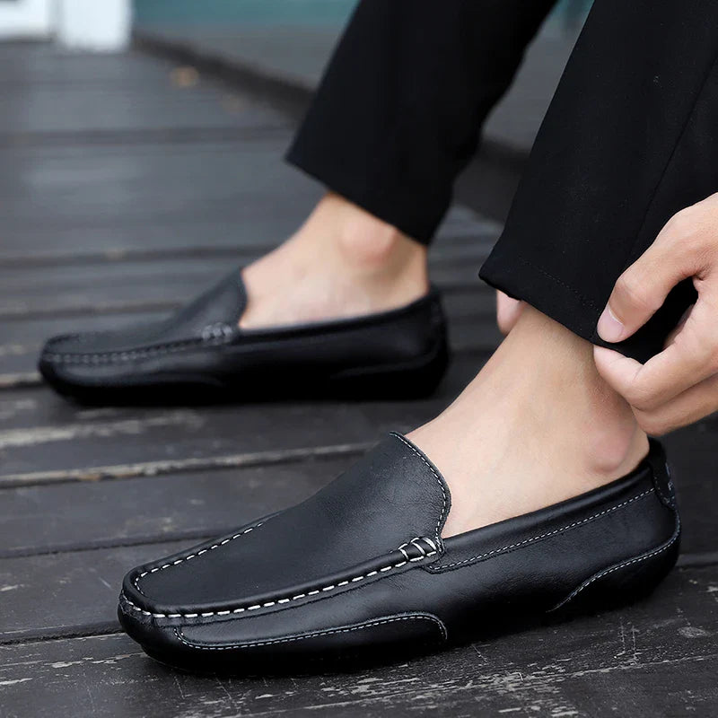 Loafers in Leather Vintage