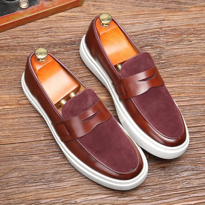 Loafers in Leather of Naples