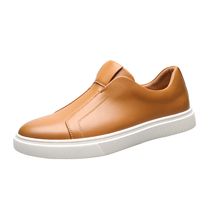Shoes in Leather Casual enfiler
