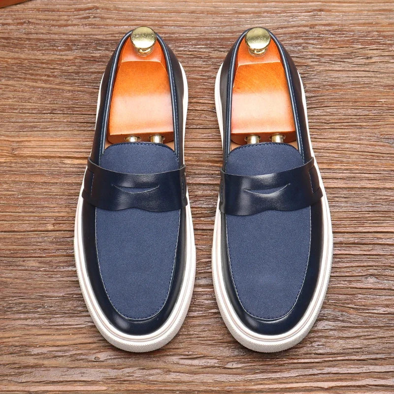 Loafers in Leather of Naples