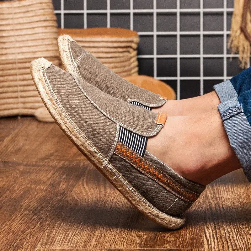 Espadrilles in Linen Elegant