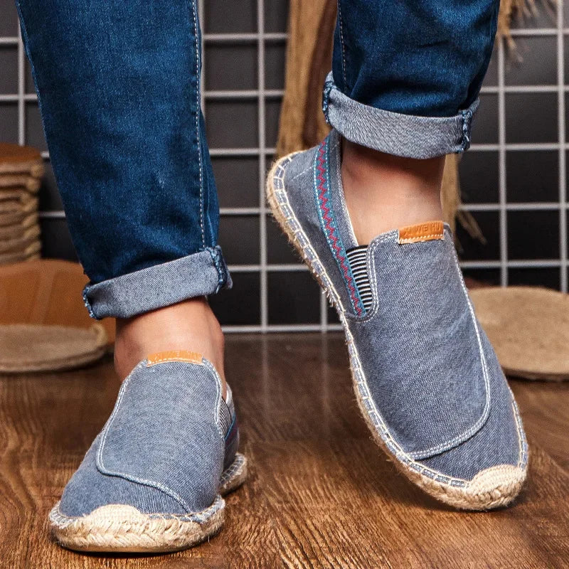 Espadrilles in Linen Elegant