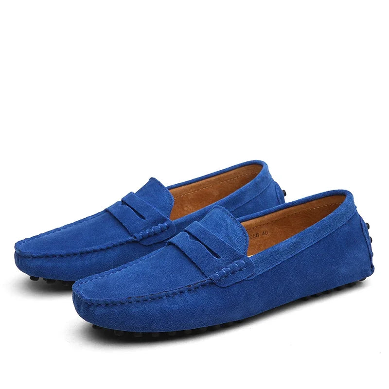 Mocassins décontractés en daim