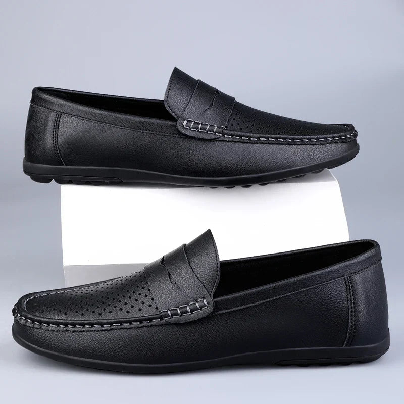 Loafers in Leather italien Classic