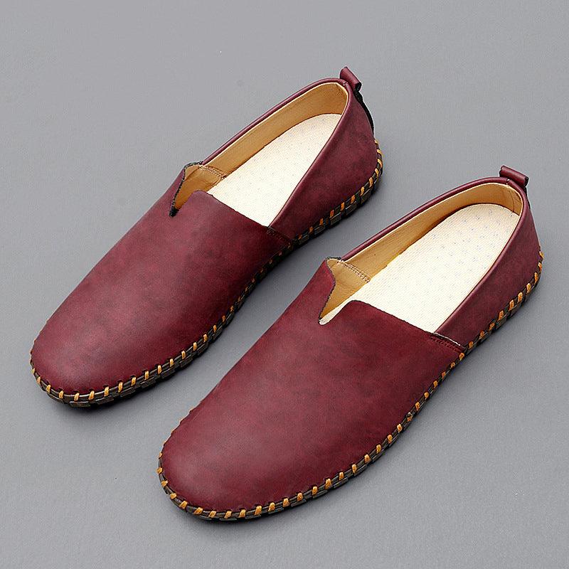 Loafers in Leather Santorin