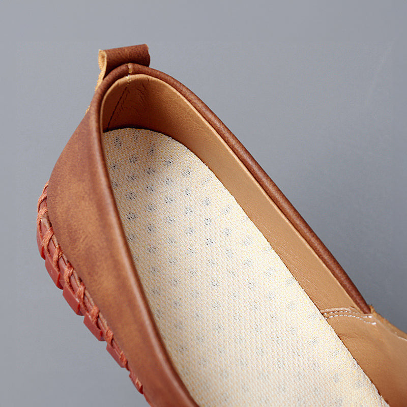 Loafers in Leather Santorin
