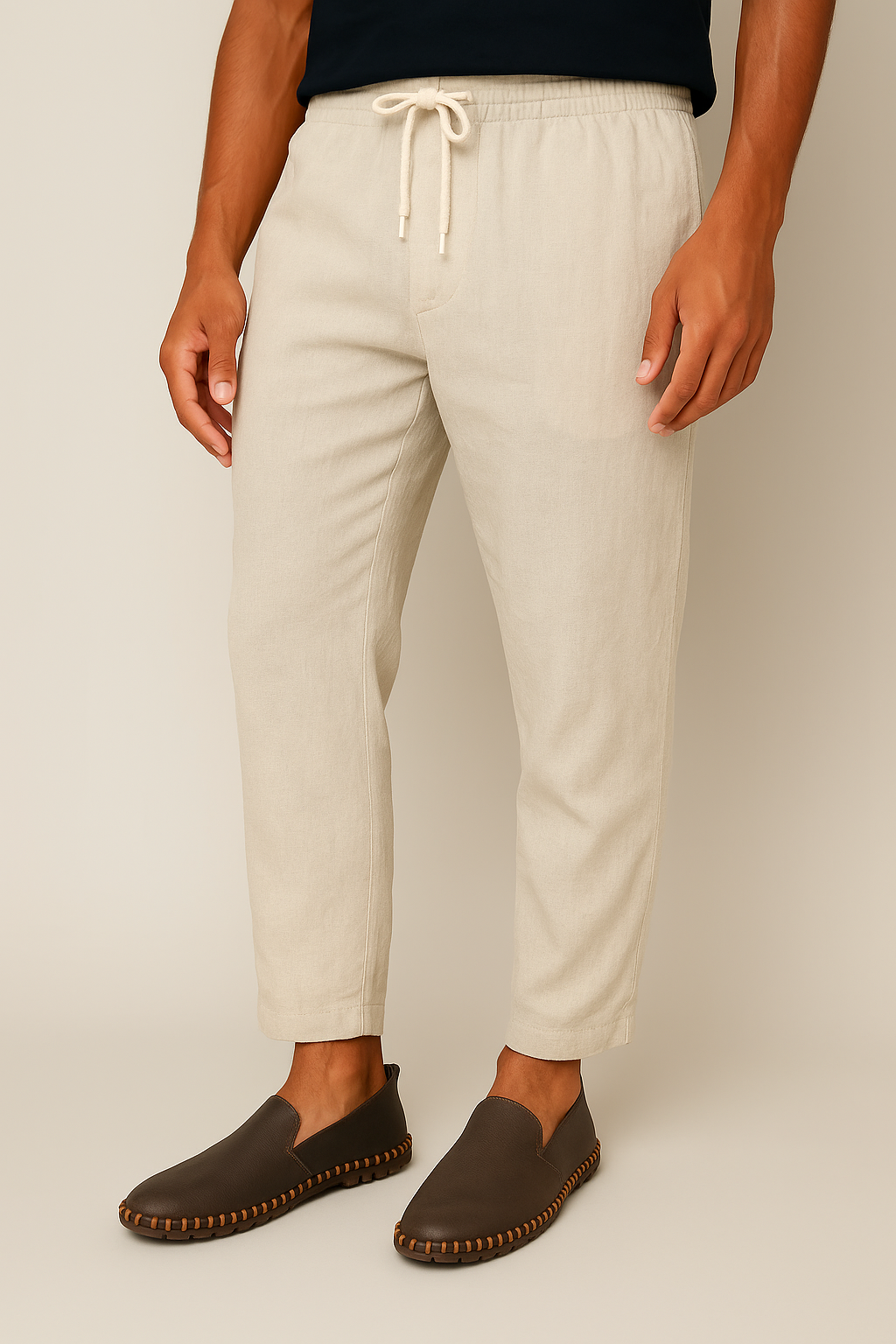 Loafers in Leather Santorin