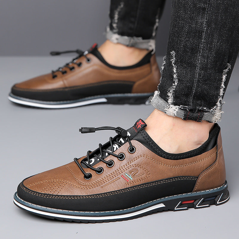 Shoes Oxford in Leather of qualité Handcrafted