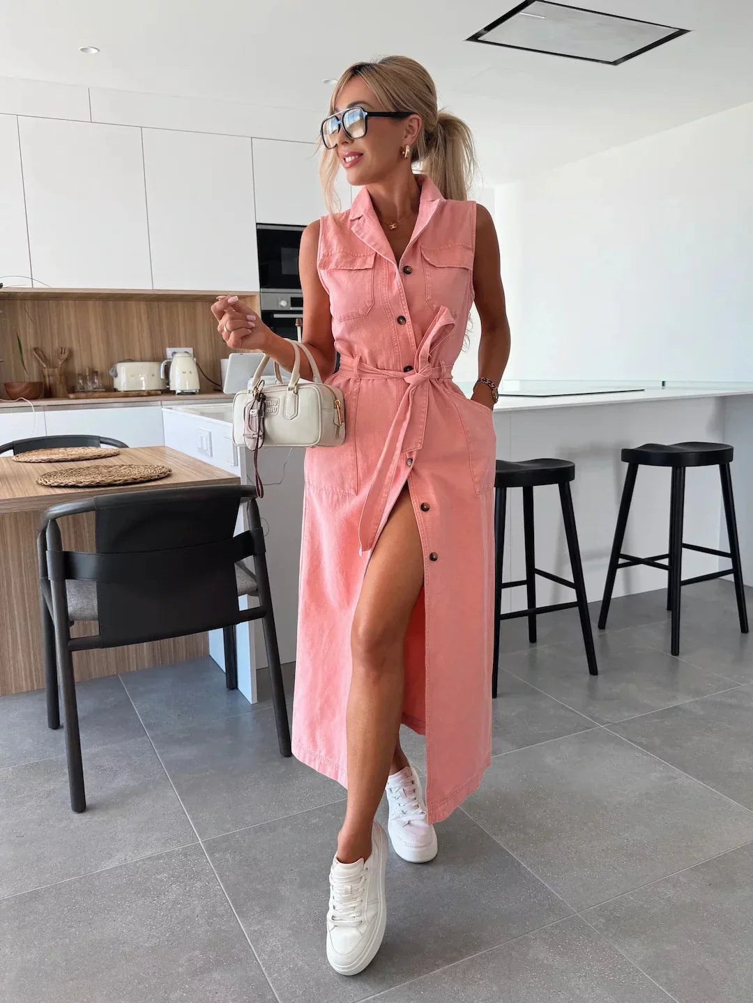 Isabelle | Maxi Dress Denim