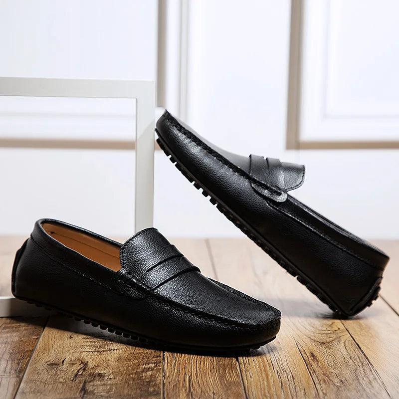 Loafers in Leather Casual Summer