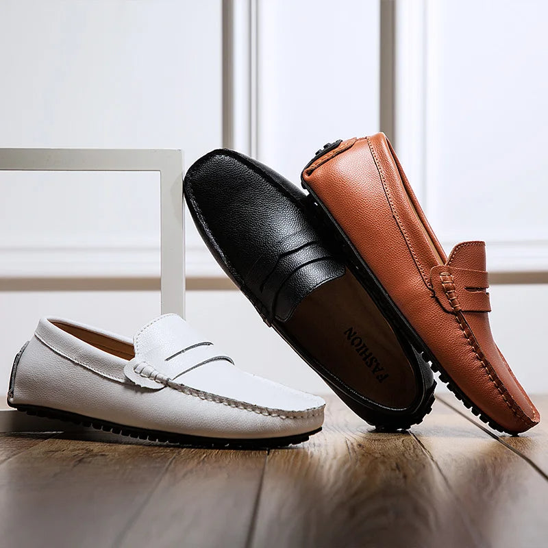 Loafers in Leather Casual Summer