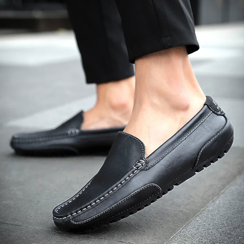 Loafers in Leather Vintage