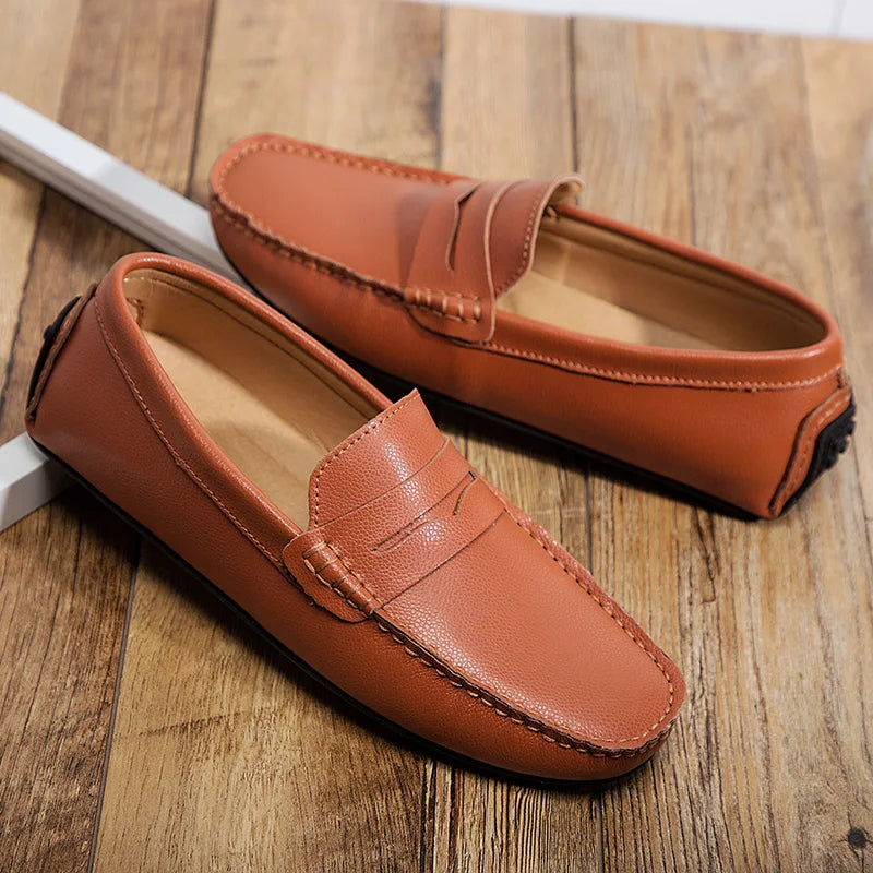 Loafers in Leather Casual Summer