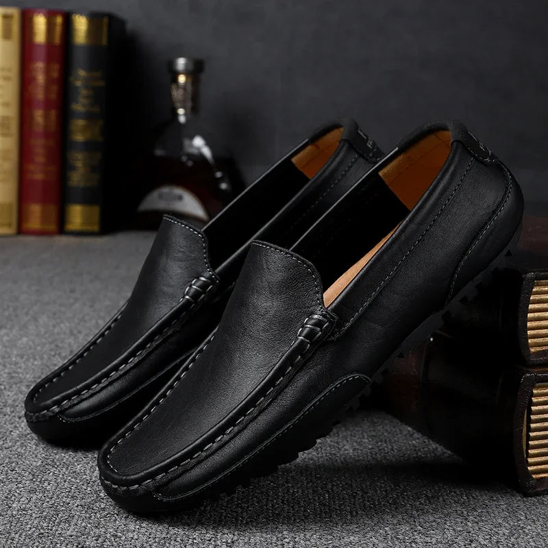 Loafers in Leather Vintage