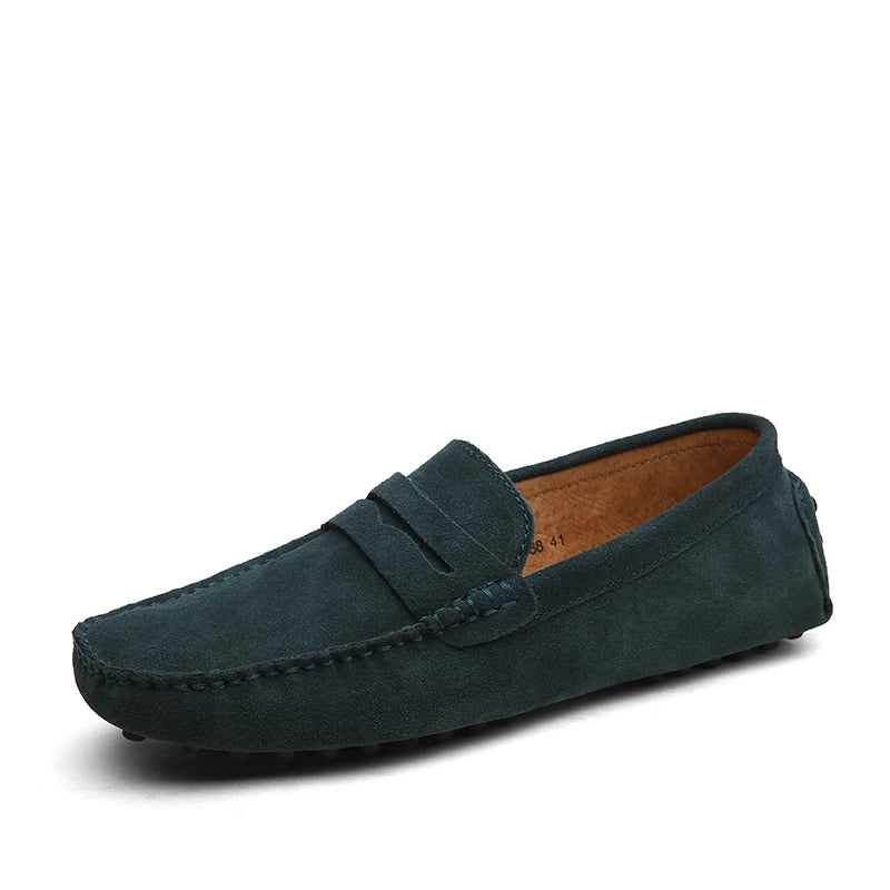 Mocassins décontractés en daim
