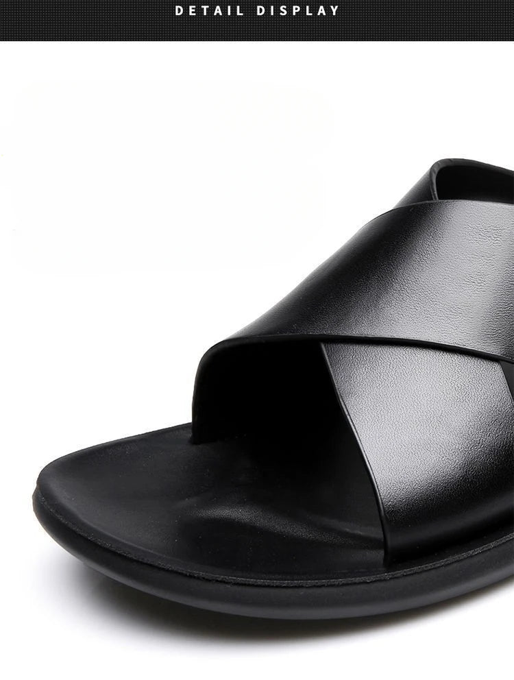 Sandals in Leather Elegantes