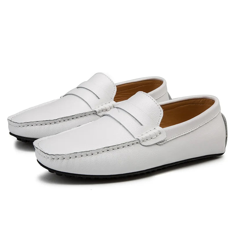 Loafers in Leather Casual Summer