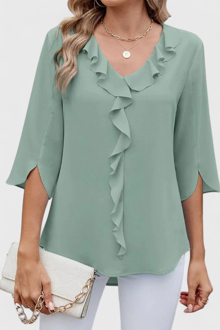 Annemiek | Casual Blouse with Loose Cut and Sophisticated Style