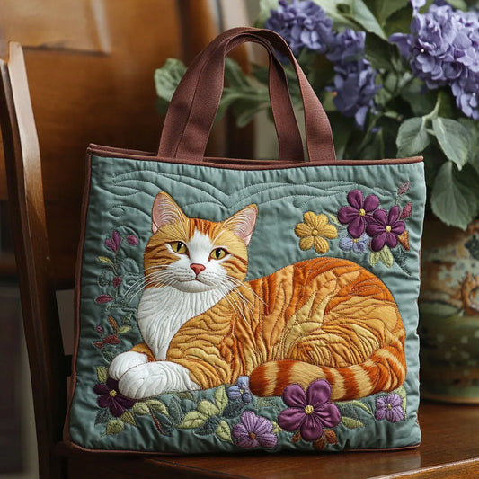 Sac à main artisanal avec chats