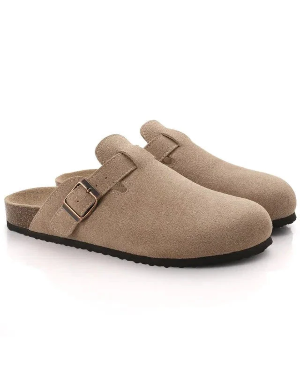 Sabots in Suede Oxford