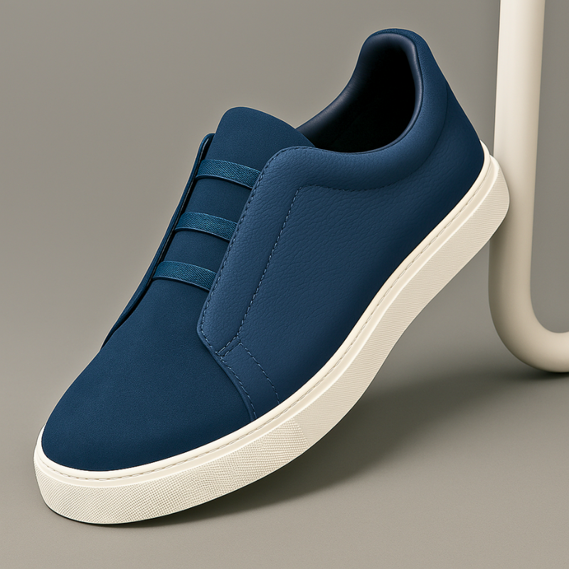 Baskets en cuir premium