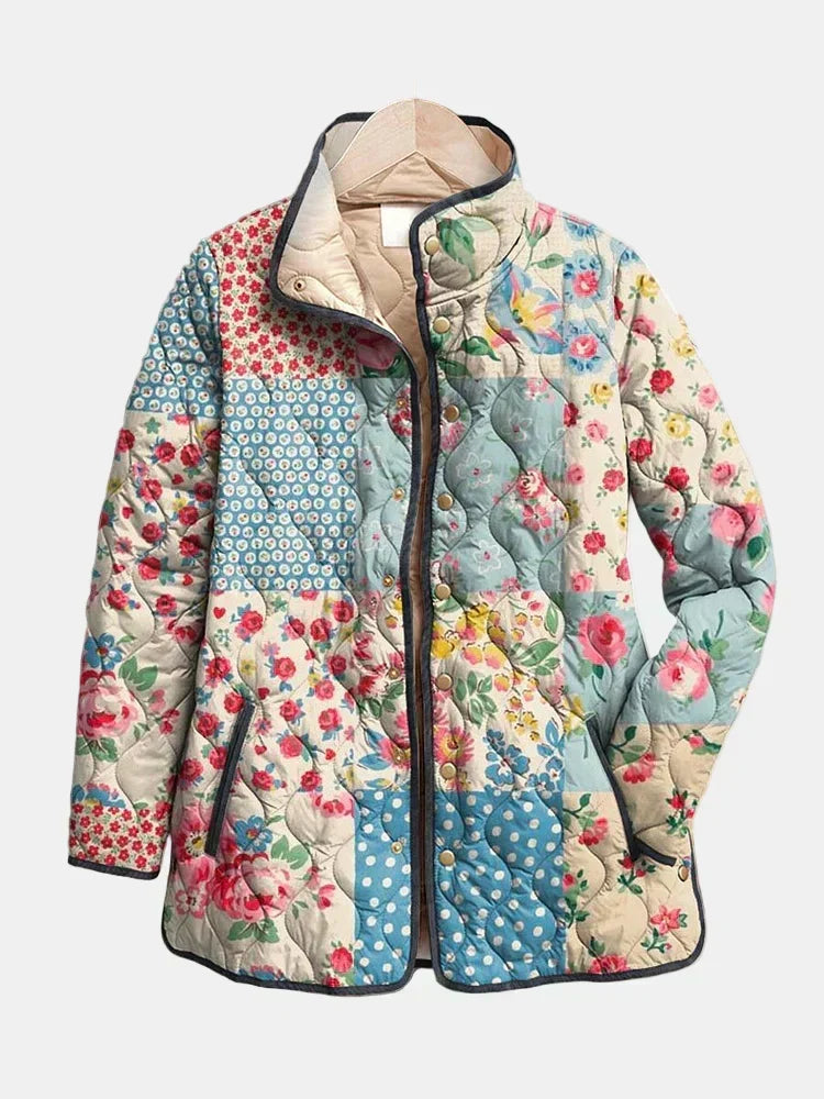 Quilted Floral Patchwork Jacket Chloé