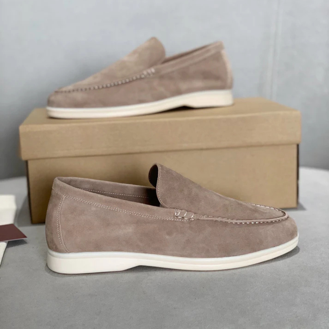 Mocassins chics en daim