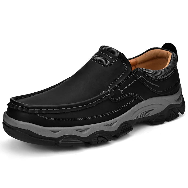 Shoes Elegantes in Leather Slip-On