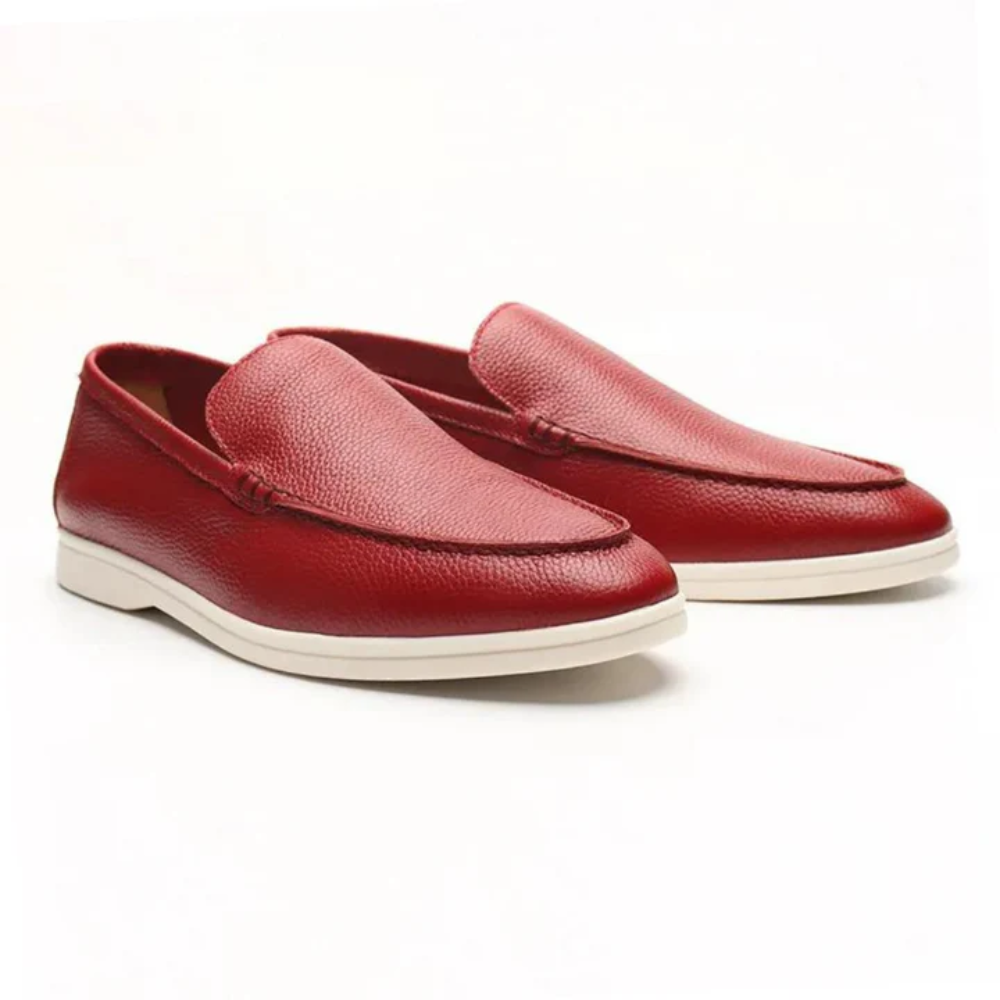 Loafers in Leather of vache