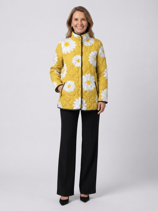 Quilted Jacket with Daisy Elise