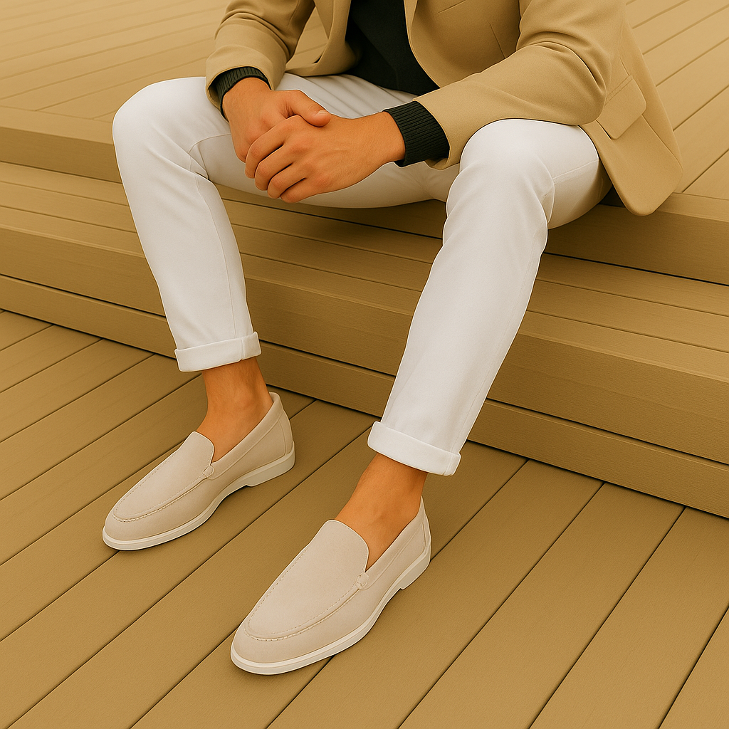 Mocassins chics en daim