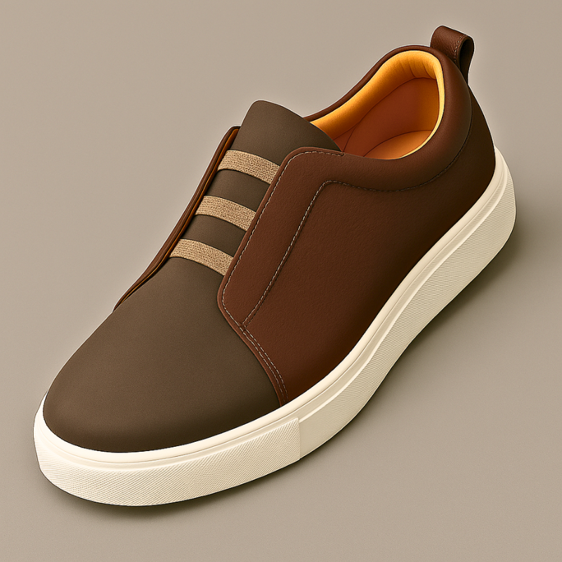 Baskets en cuir premium