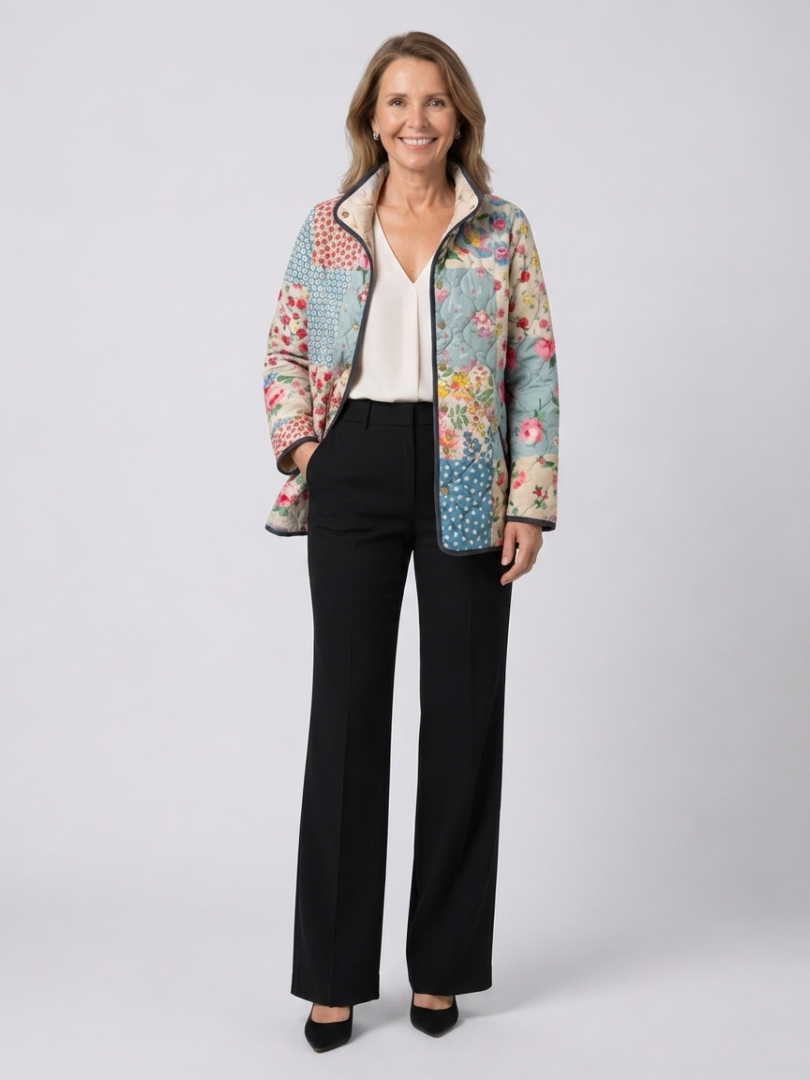 Quilted Floral Patchwork Jacket Chloé
