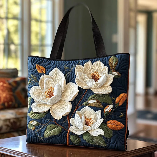 Quilted Bag Handcrafted with Magnolia